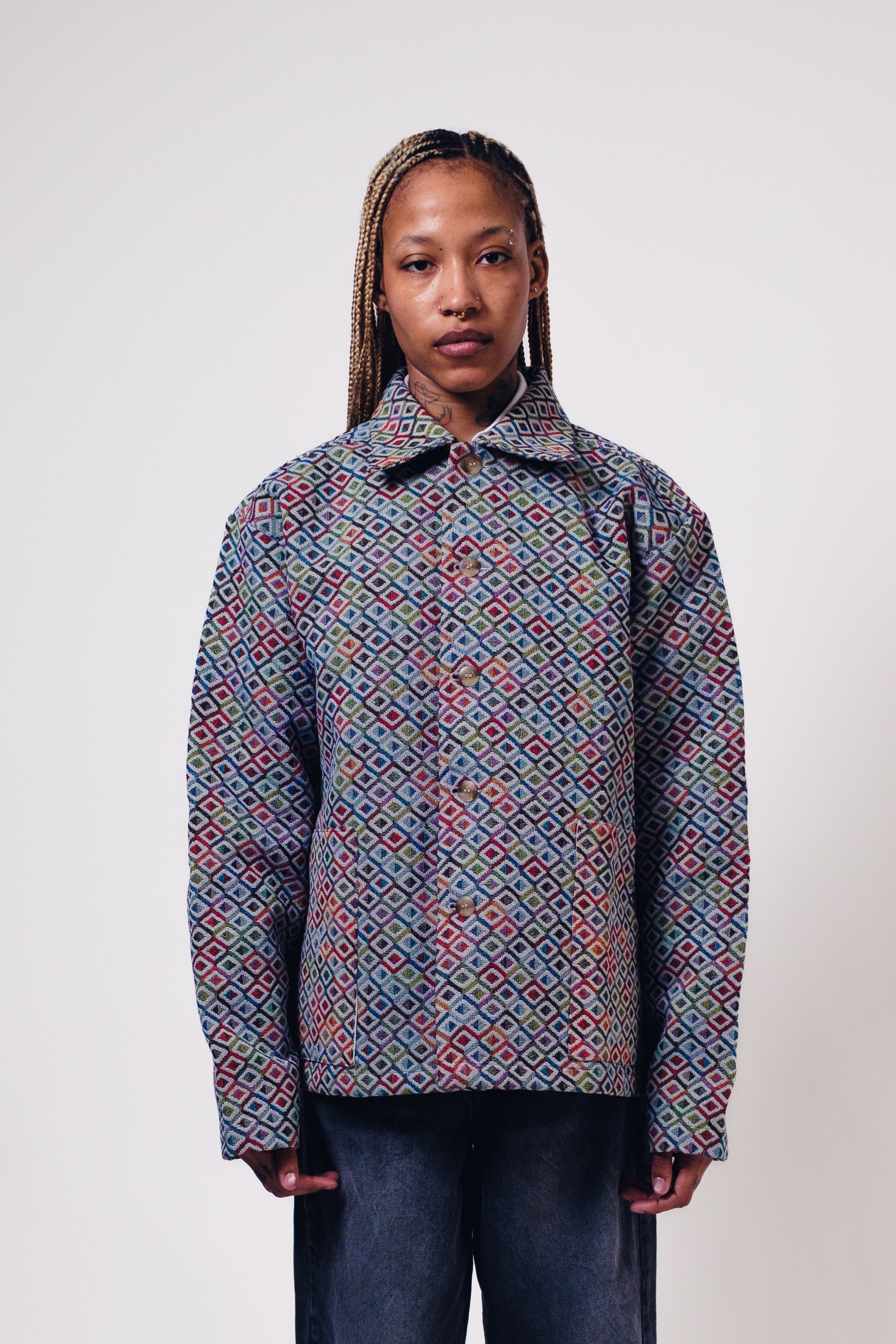 Overdyed Jacquard Shirt