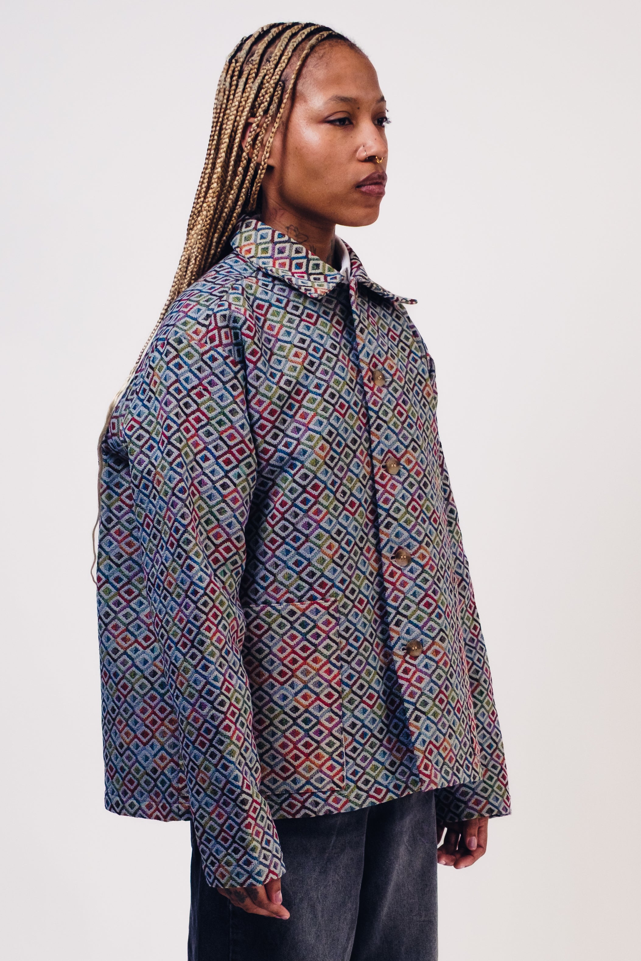 Overdyed Jacquard Shirt