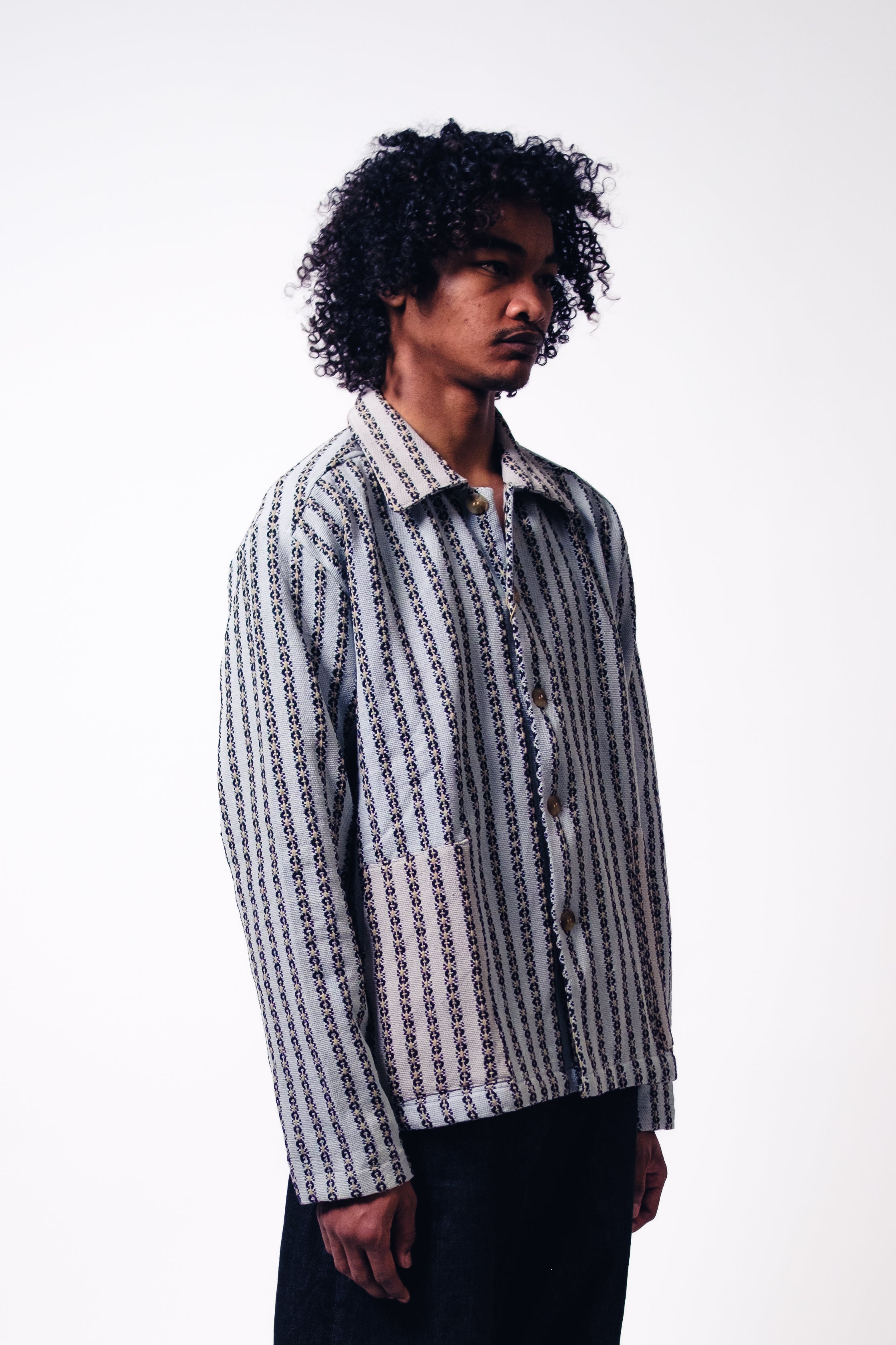 Overdyed Jacquard Shirt