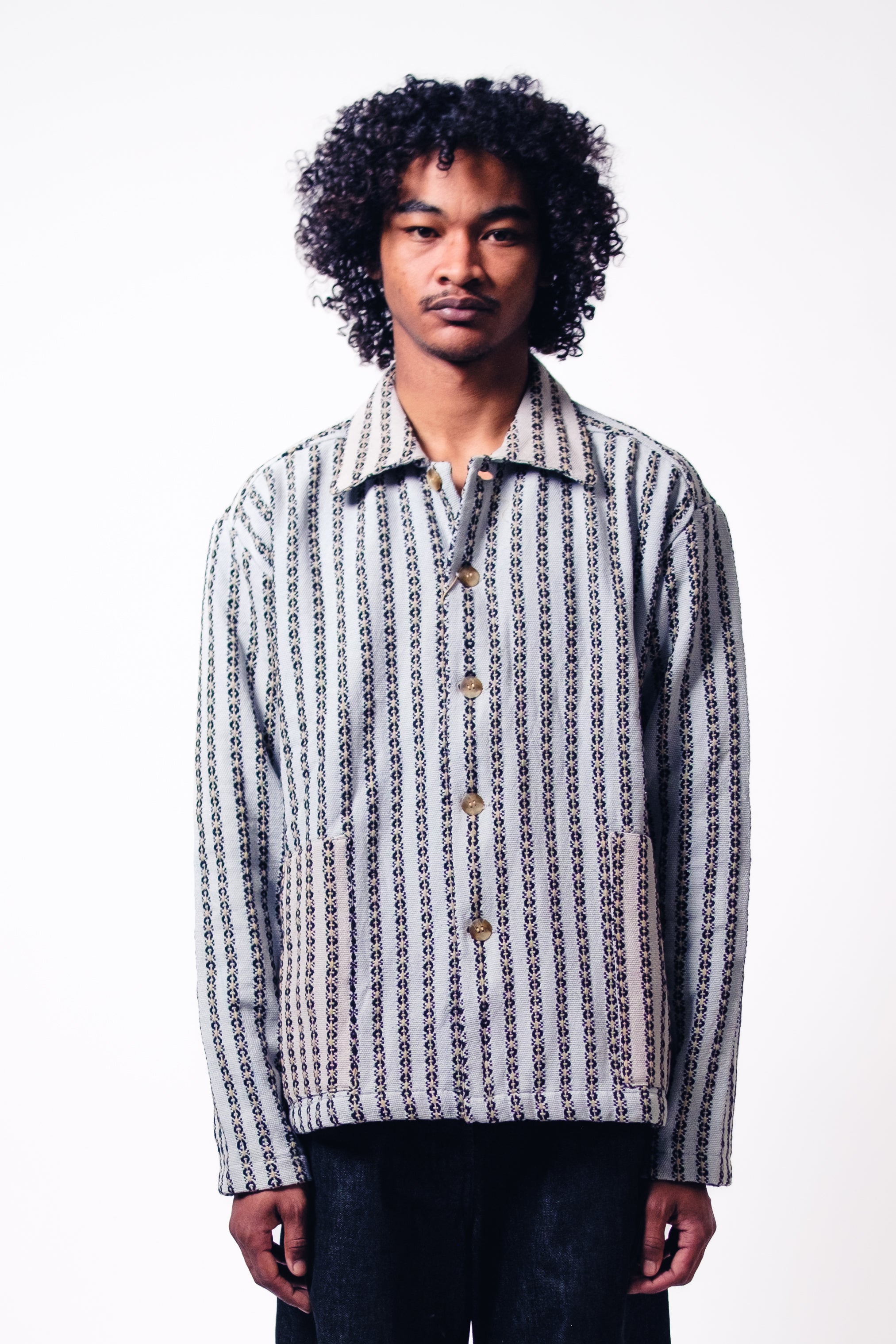 Overdyed Jacquard Shirt
