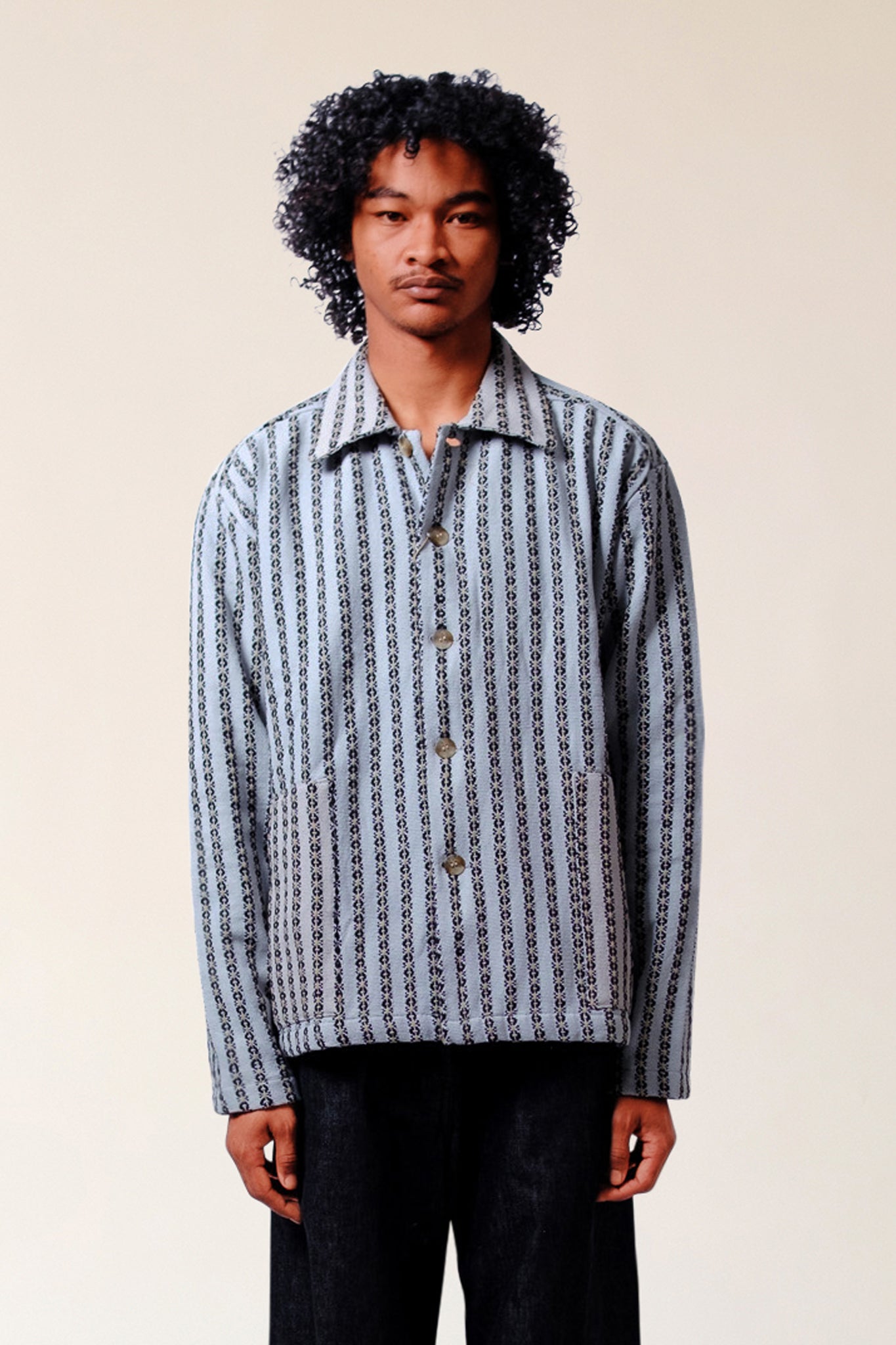Overdyed Jacquard Shirt