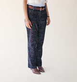 Floral Corduroy 5-Pocket Pants