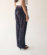 Floral Corduroy 5-Pocket Pants
