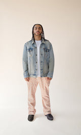 Floral Corduroy 5-Pocket Pants