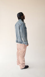 Floral Corduroy 5-Pocket Pants